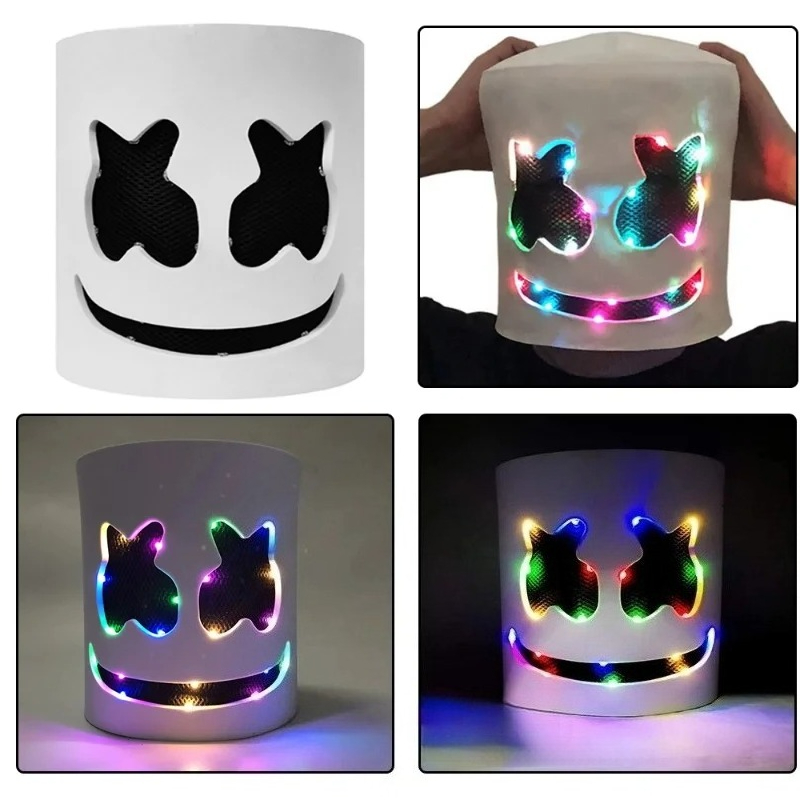 Event Party Dj - Cold light LED DJ mask lifelike