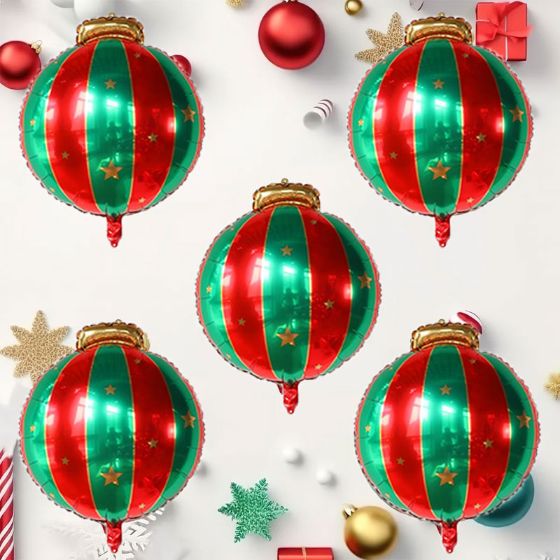 5pcs Red Green Christmas Ball  - مراجعة Party Event Supply Store وسعره