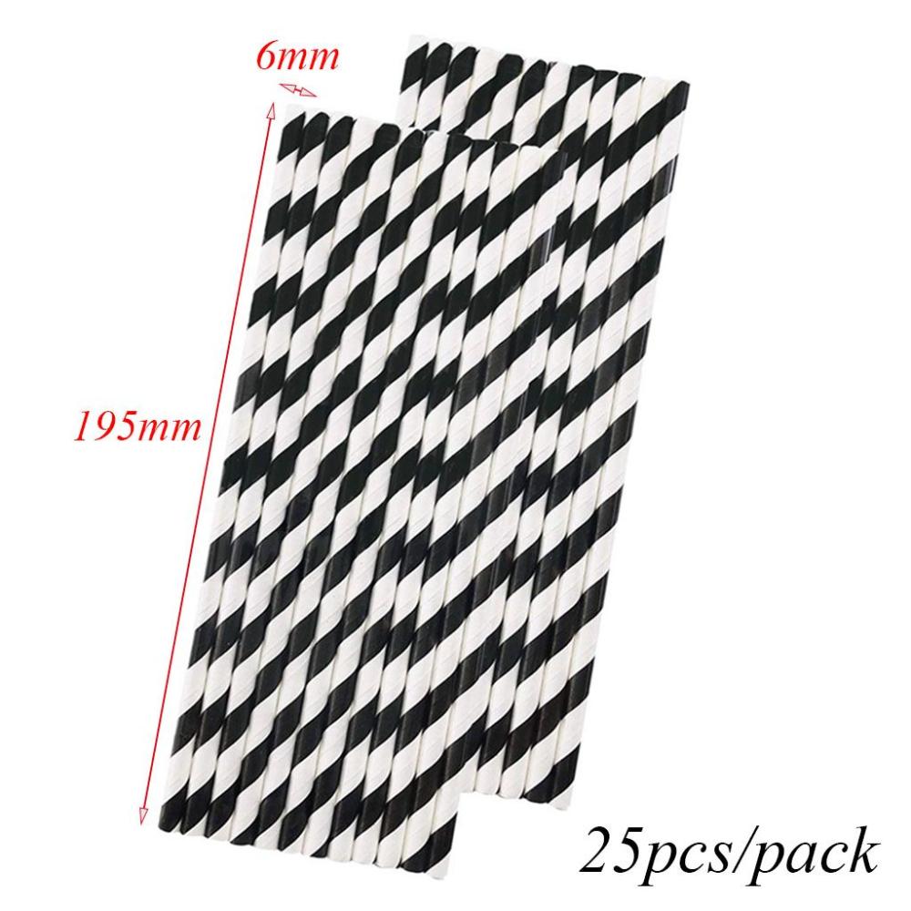 Colorful Stripe Pattern for We - مراجعة Paper Straw Color وسعره