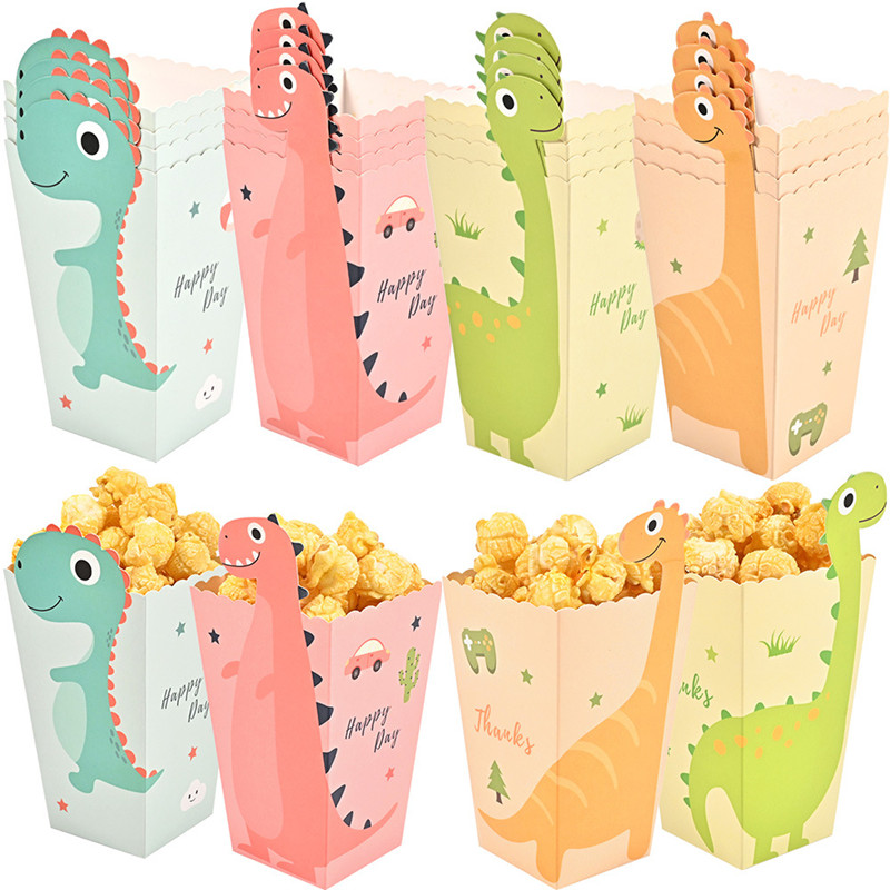 4Pcs Cartoon Dinosaur Boxes Di - مراجعة Event Party Box وسعره