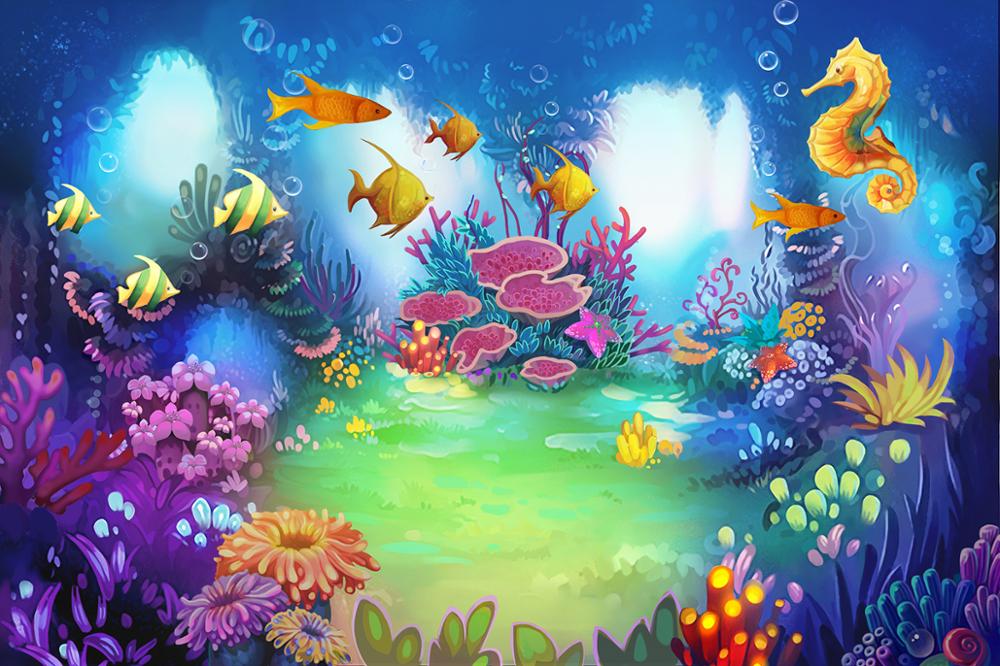 Capisco Under the sea photogra - مراجعة Dessert Table Backdrop وسعره
