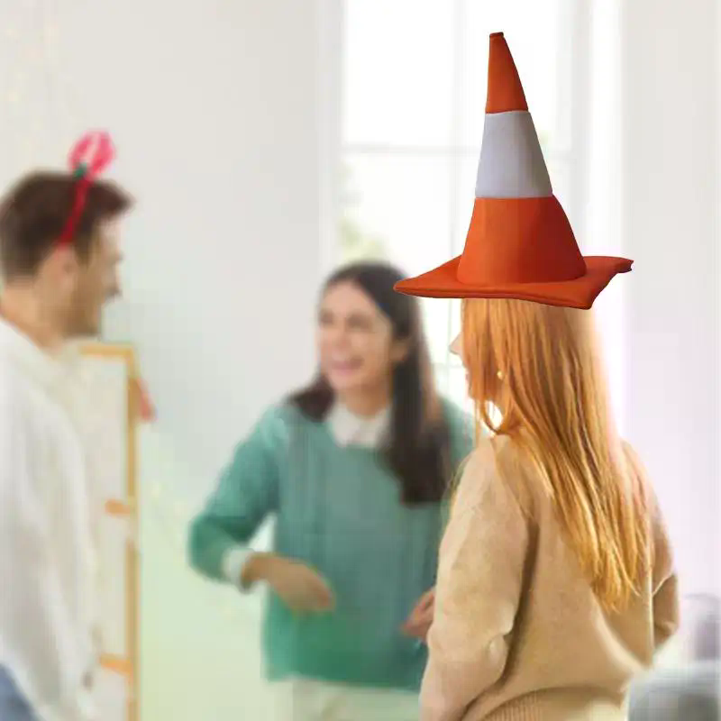 1 PCS Traffic Cone Hat Hallowe - مراجعة Party Hat Cone وسعره