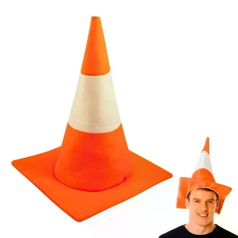 1 PCS Traffic Cone Hat Hallowe - مراجعة Party Hat Cone وسعره