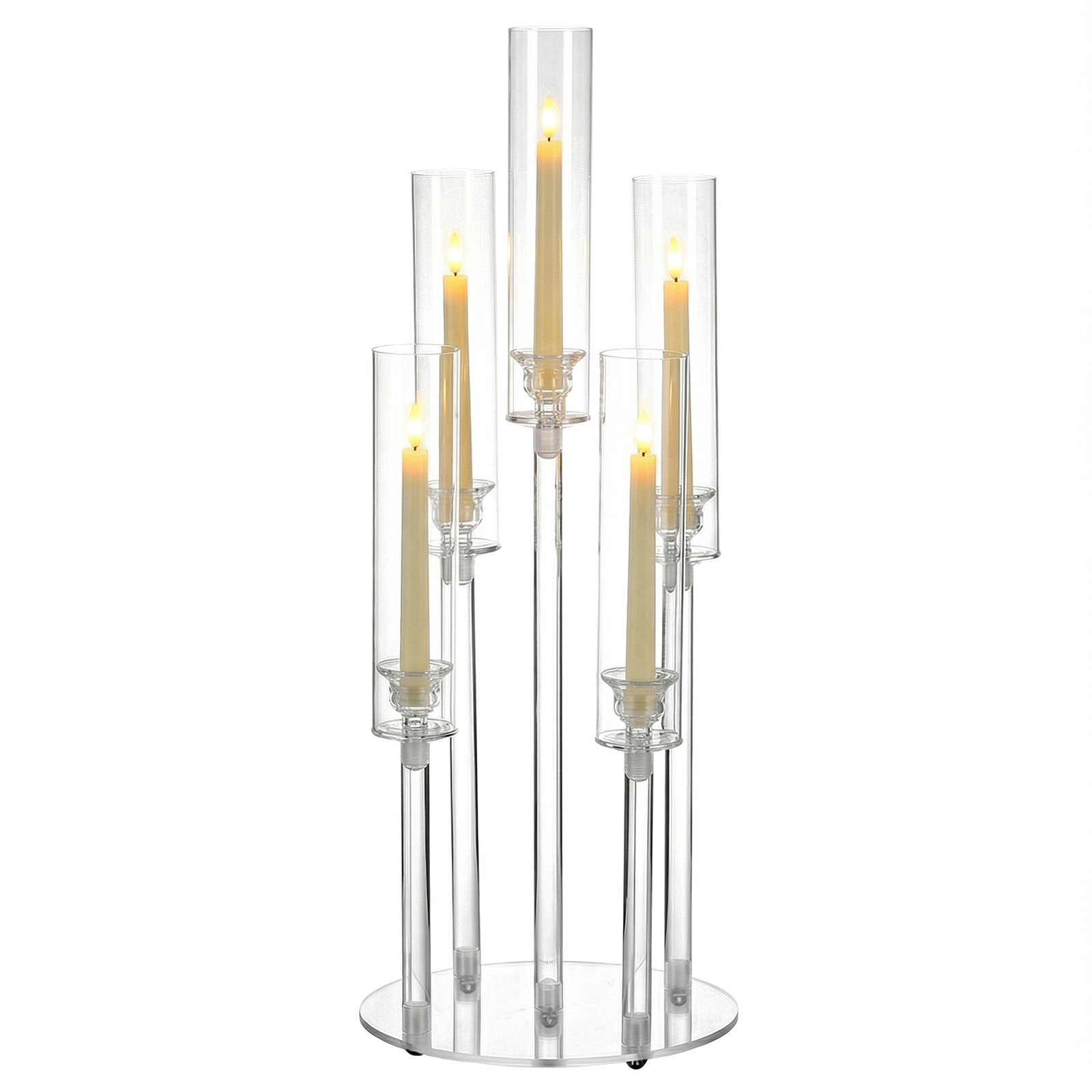 20/10PCS 5 Arm Acrylic Candle  - مراجعة Centerpiece Stick وسعره