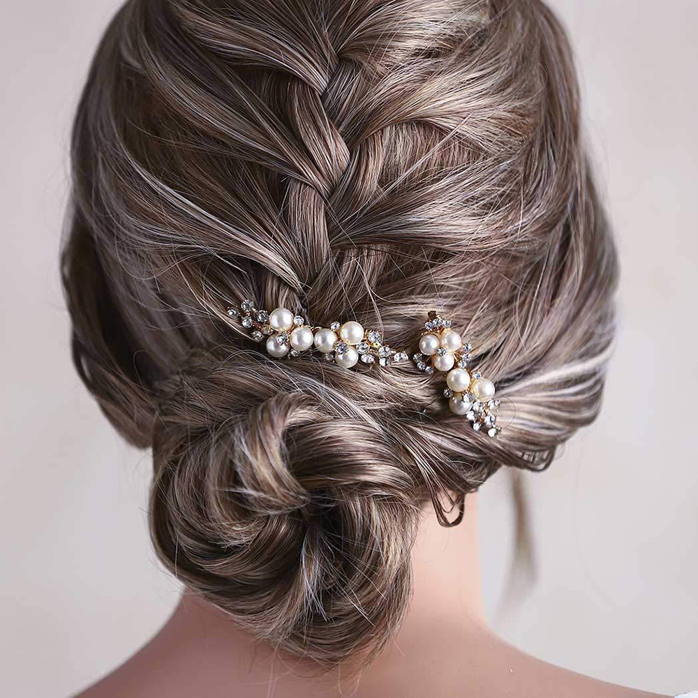 2Pcs Simple Wedding Hair Combs - مراجعة Event Suppliers وسعره
