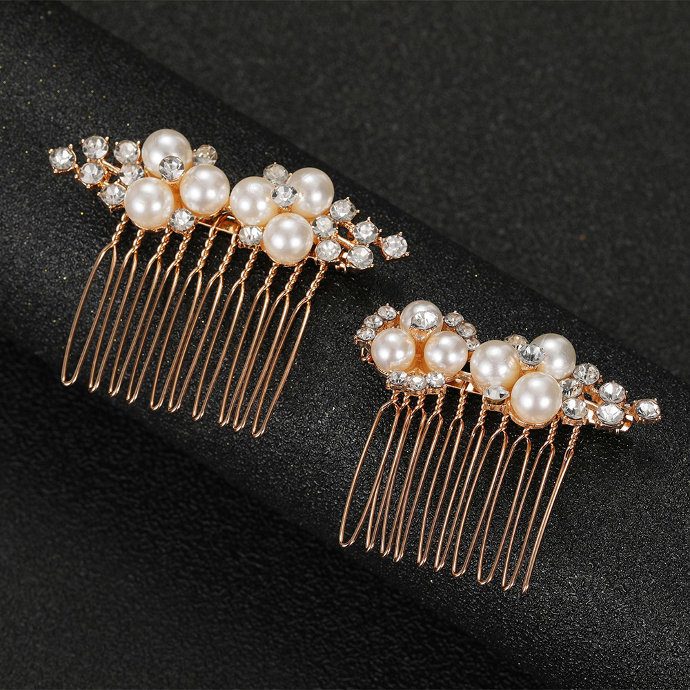 2Pcs Simple Wedding Hair Combs - مراجعة Event Suppliers وسعره