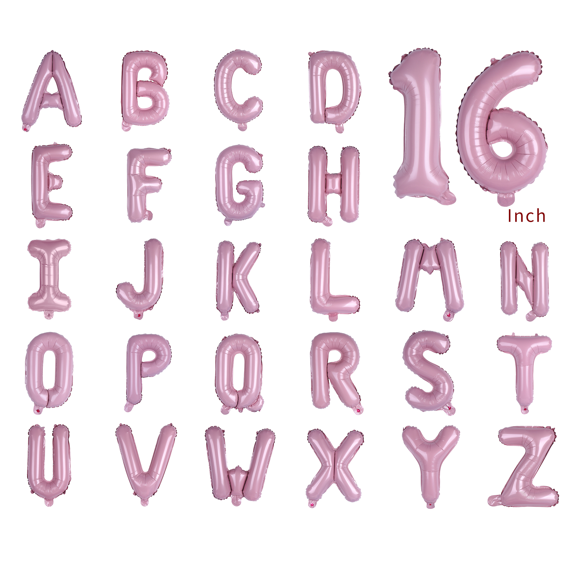16 Inch Pink Alphabet number L - مراجعة Party Event Supplier وسعره
