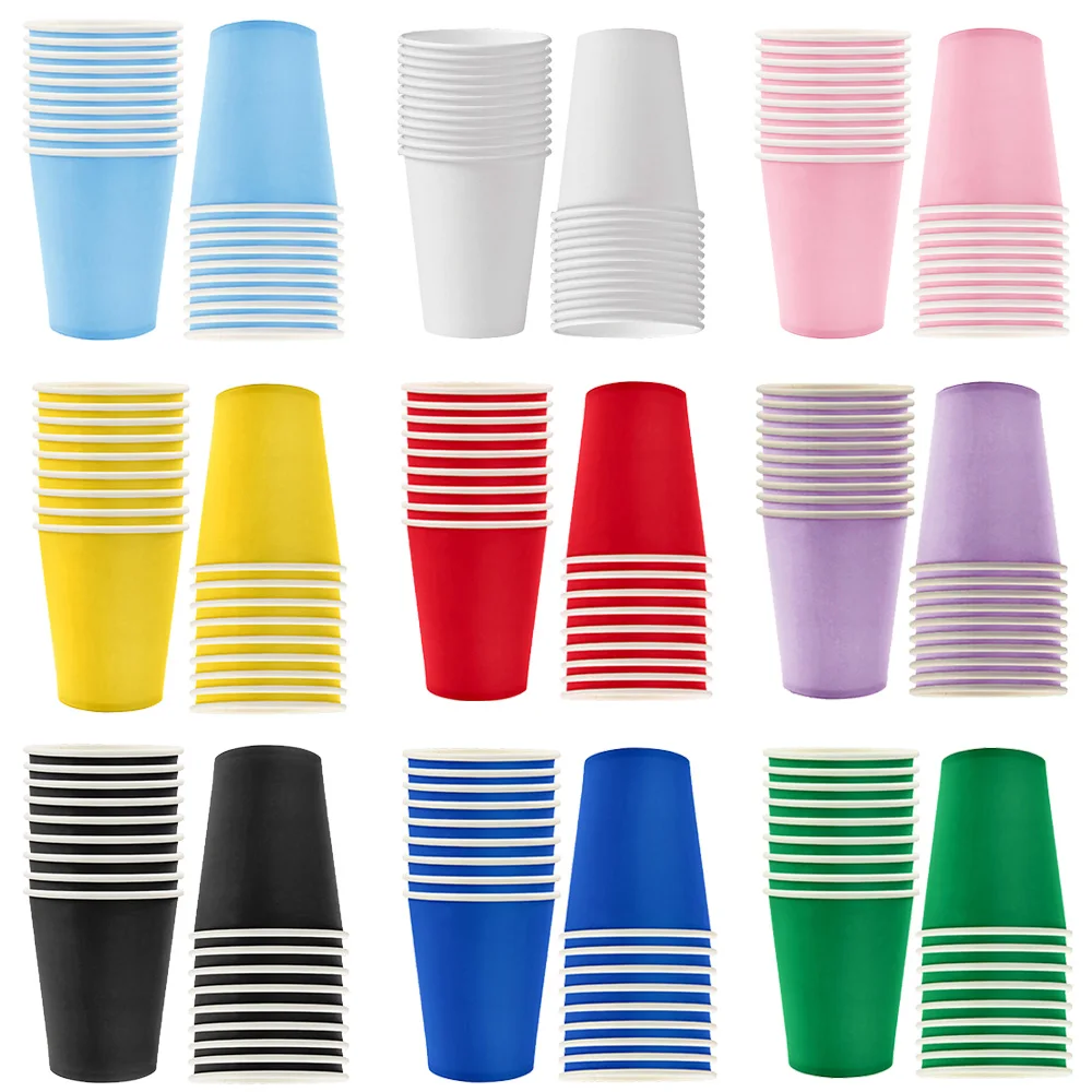 10/20/30/50pcs Solid Color Dis - مراجعة Paper Straw Color وسعره