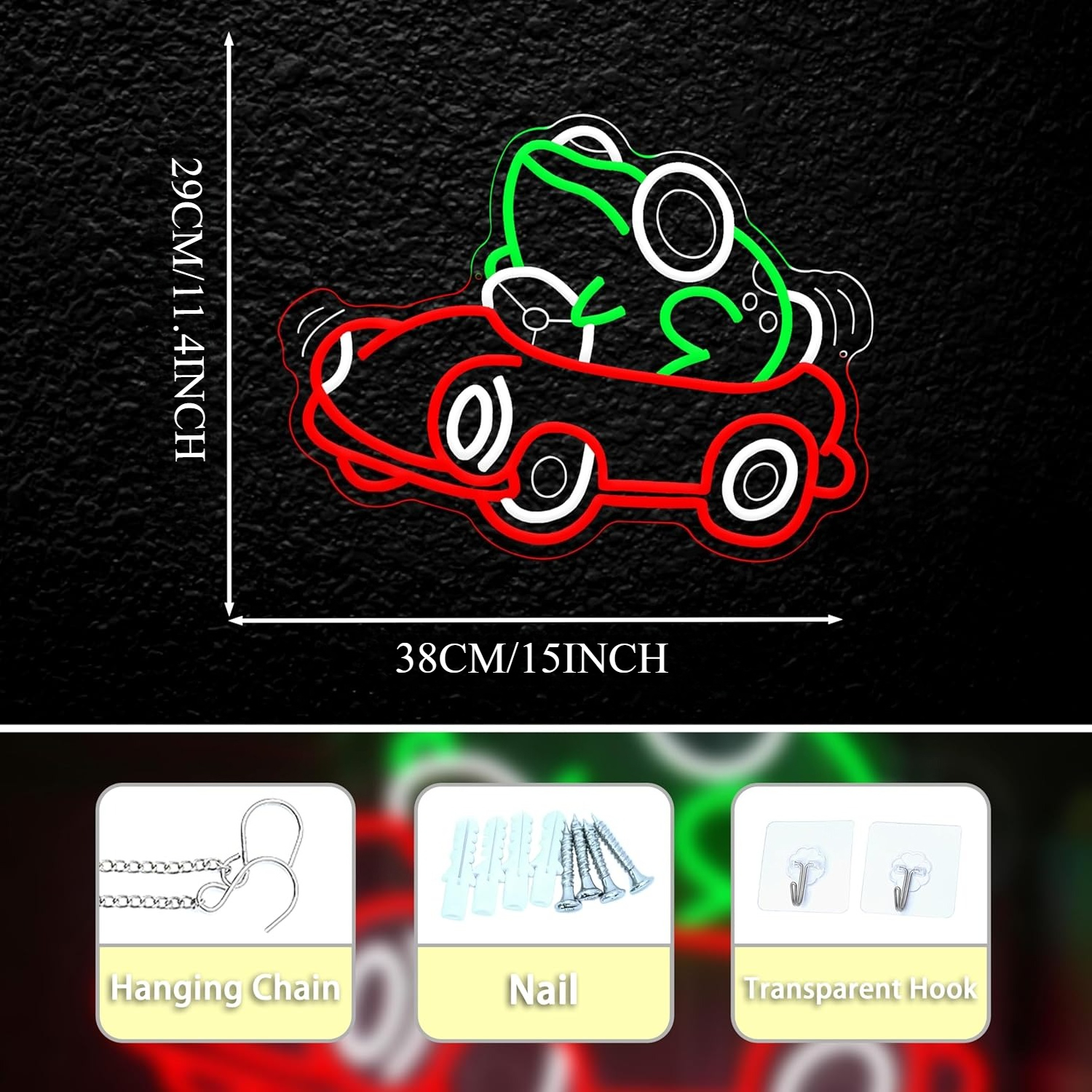 Frog Driving Car Neon Sign Art - مراجعة Neon Sign Party وسعره