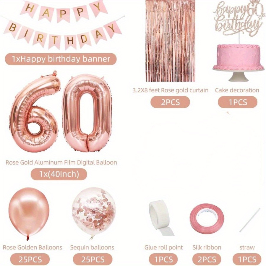 58Pc/Set 40-Inch Number Foil B - مراجعة Party Banner Gold وسعره