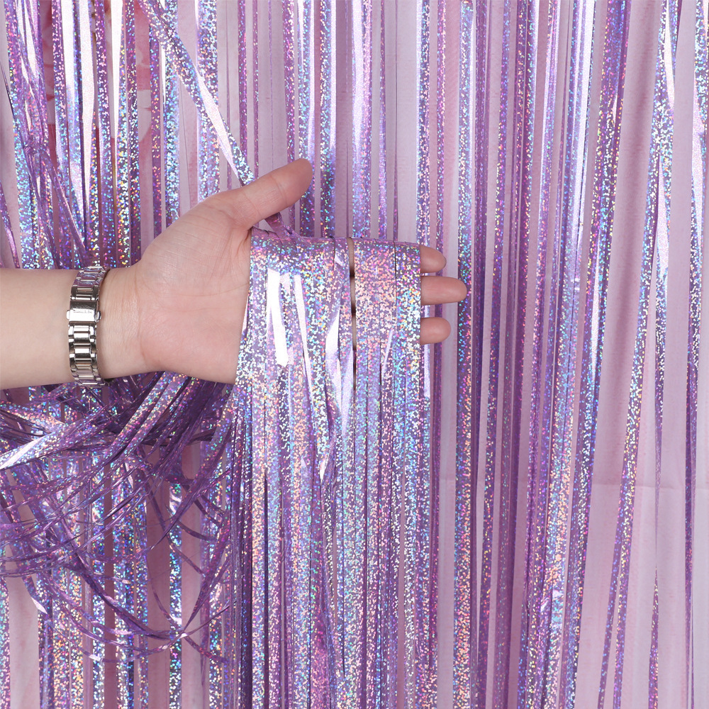 Laser rain curtain decoration  - مراجعة Party Event Supply Store وسعره