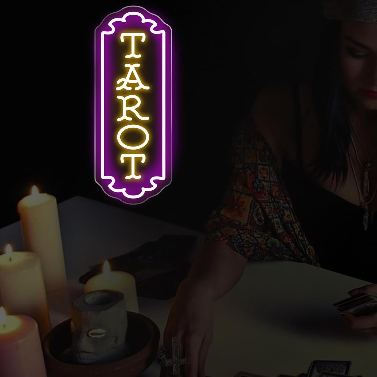 Tarot Neon Sign USB Powered My - مراجعة Neon Sign Party وسعره