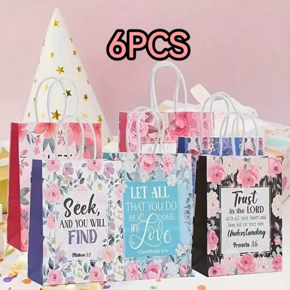 6PC/New Holiday Party Tote Bag - مراجعة Event Party Shop وسعره