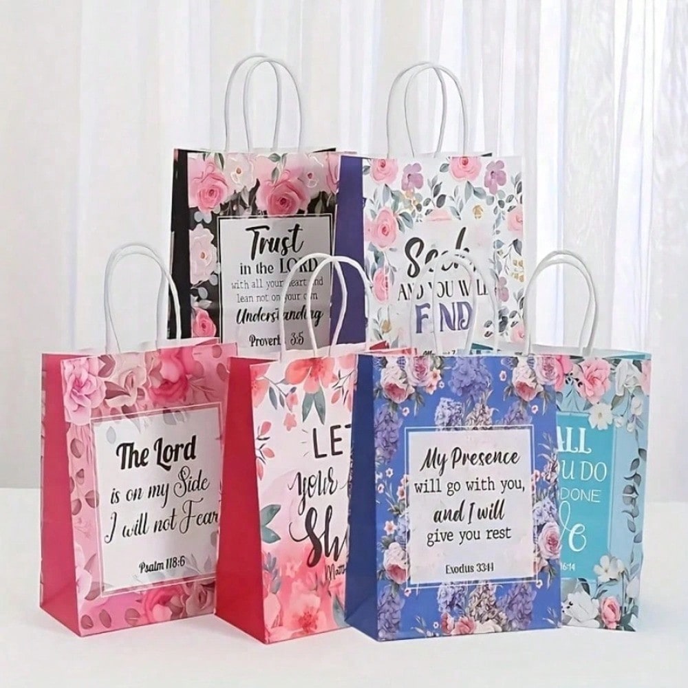 6PC/New Holiday Party Tote Bag - مراجعة Event Party Shop وسعره