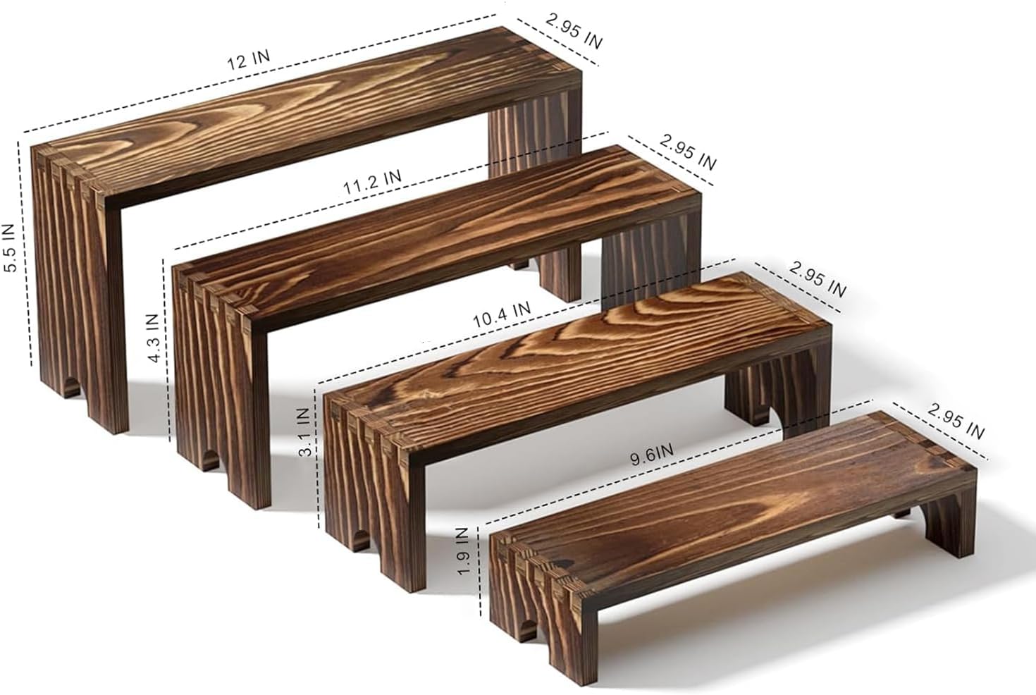 2 Tier Wooden Cupcake Stand Se - مراجعة Cupcake Stand Tier وسعره