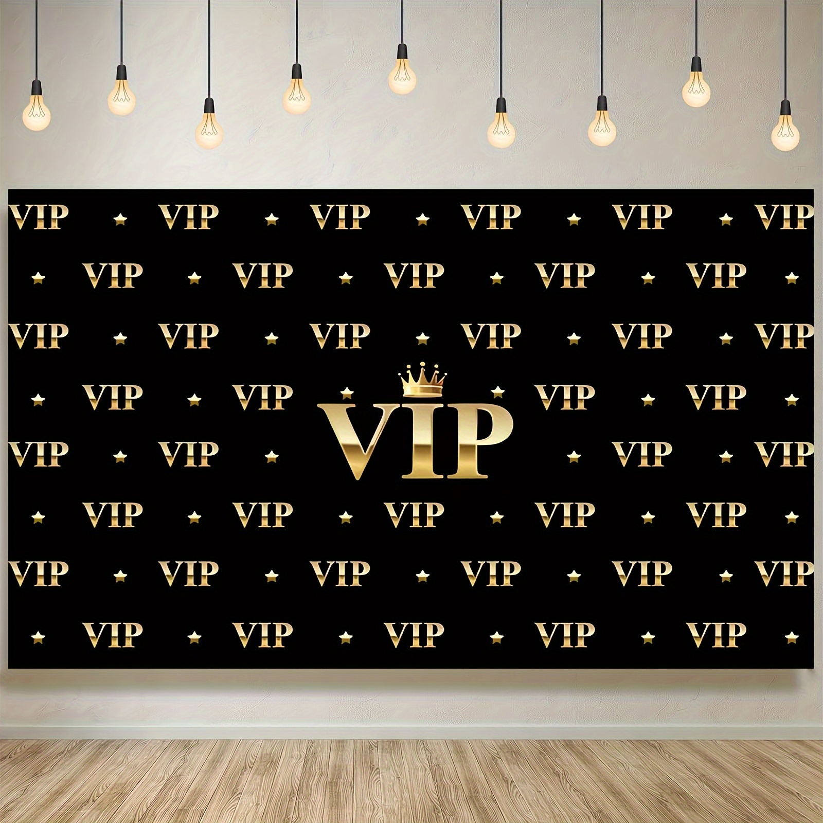 VIP Royal Crown Black Gold Tap - مراجعة Party Banner Gold وسعره