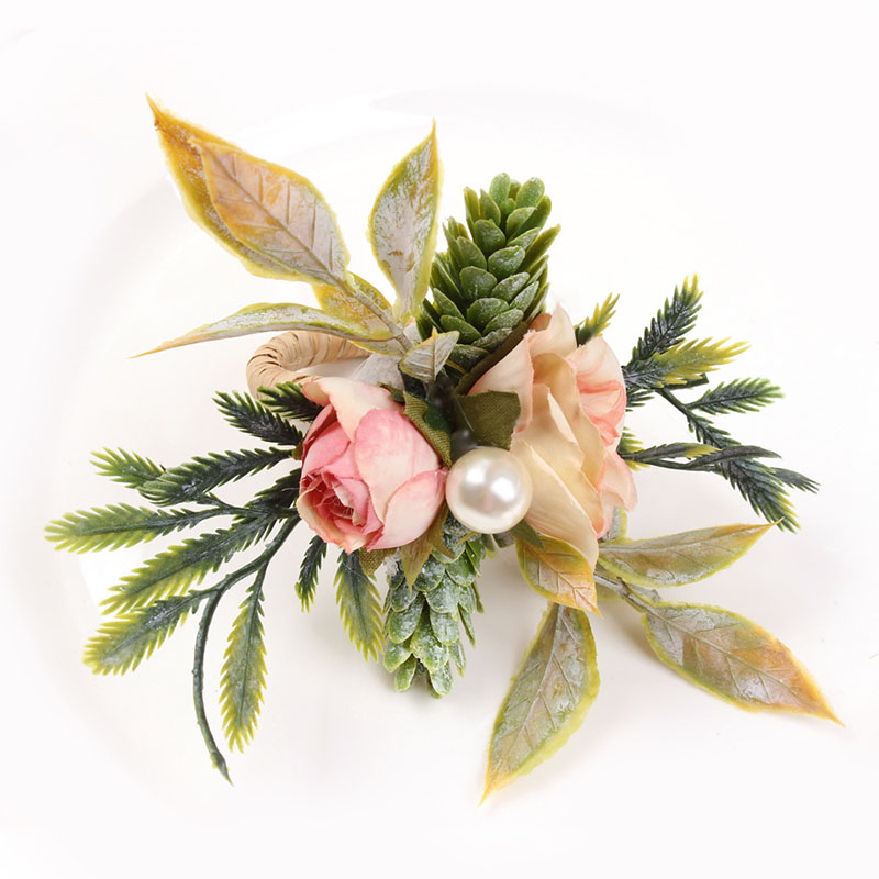 Napkin Rings Holder Rose & Pin - مراجعة Party Event Supplier وسعره