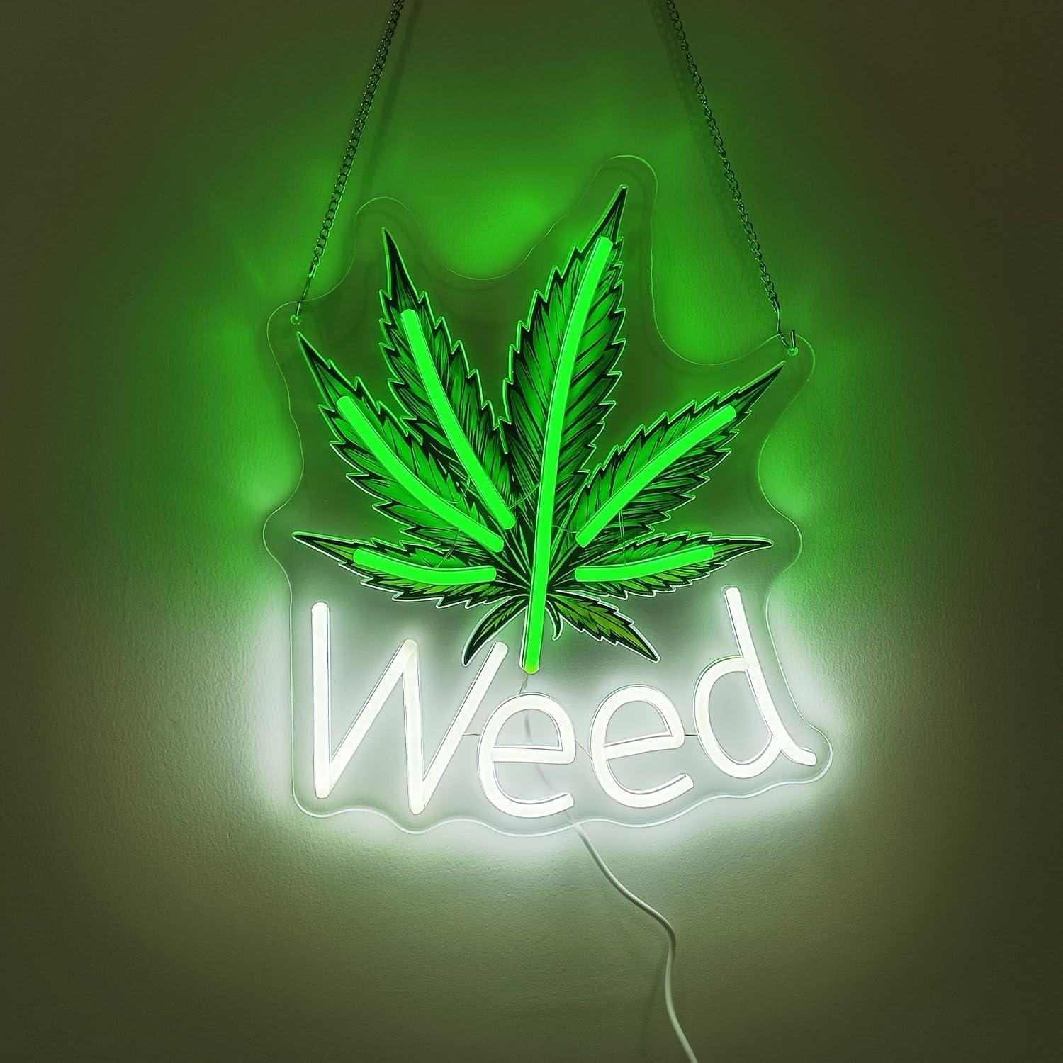 Weed Neon Sign Leaf LED Lights - مراجعة Neon Sign Party وسعره