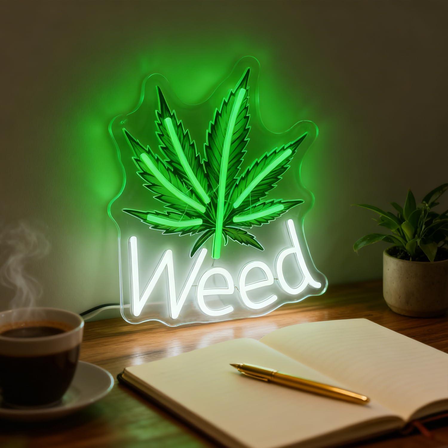 Weed Neon Sign Leaf LED Lights - مراجعة Neon Sign Party وسعره