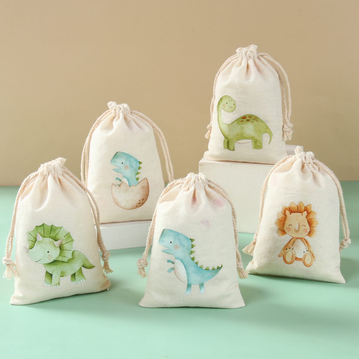 6pcs Animal Unicorn Dinosaur C - مراجعة Cotton Candy Cone وسعره