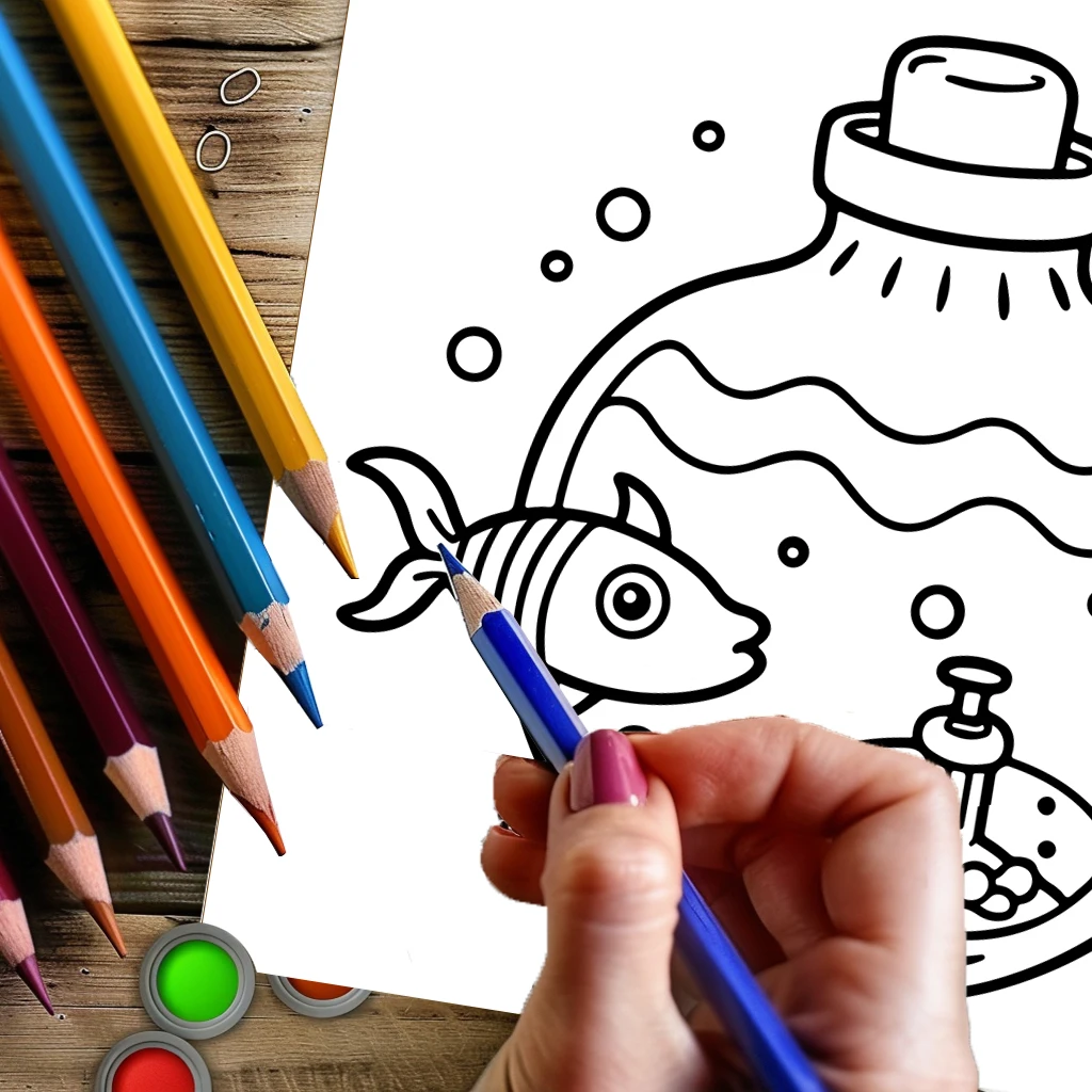 Coloring Book Magic Jar for Ad - مراجعة Event Supplies وسعره