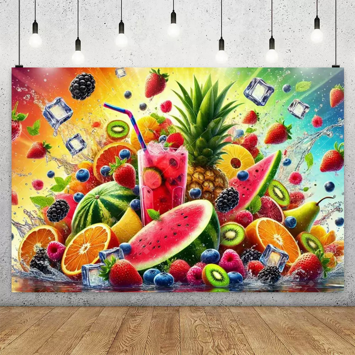 3D Colorful Fruit Party Decora - مراجعة Party Event Supply Store وسعره