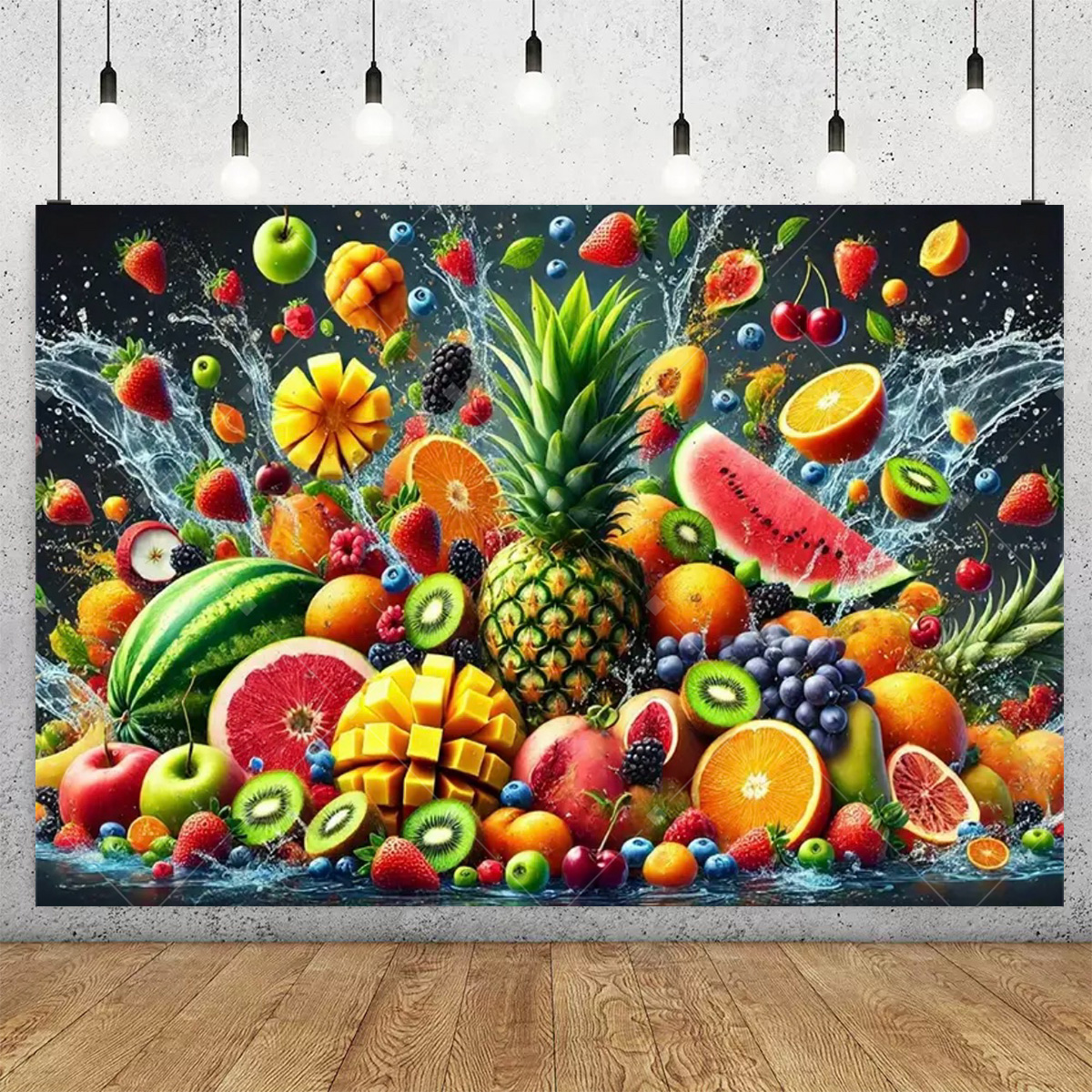 3D Colorful Fruit Party Decora - مراجعة Party Event Supply Store وسعره