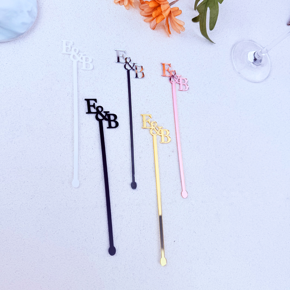 20pcs/50pcs Custom Initial nam - مراجعة Centerpiece Stick وسعره