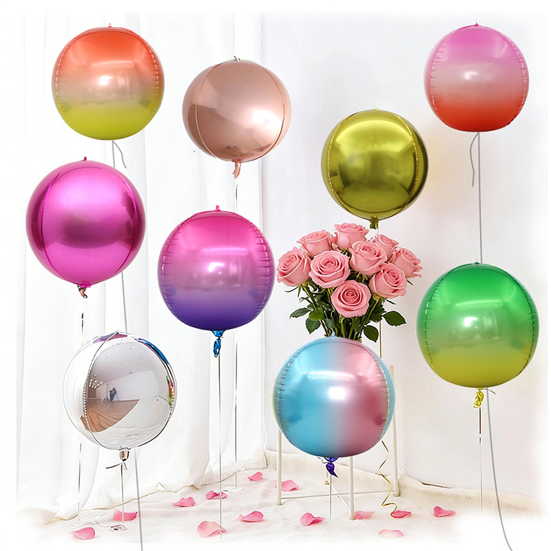 5pcs 10 18 22 Inch 4D Round Me - مراجعة Party Event Supply Store وسعره