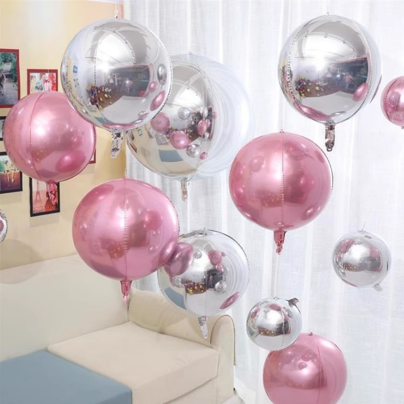 5pcs 10 18 22 Inch 4D Round Me - مراجعة Party Event Supply Store وسعره