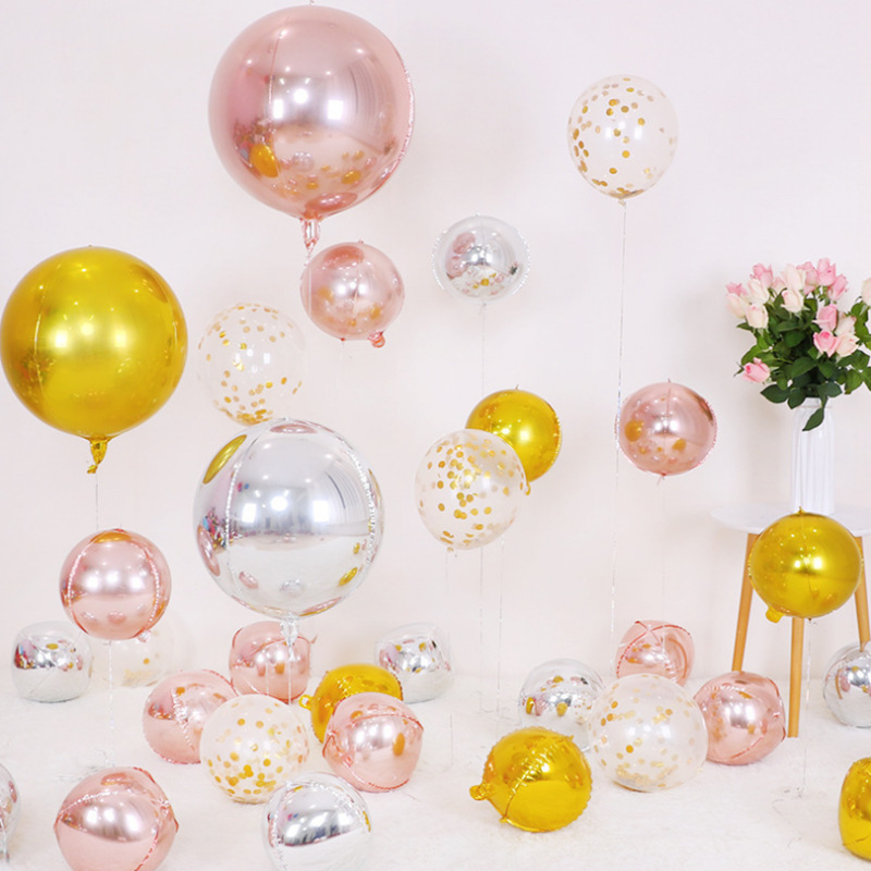 5pcs 10 18 22 Inch 4D Round Me - مراجعة Party Event Supply Store وسعره