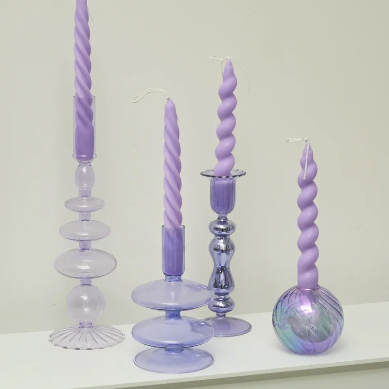 2pc Spiral Candles Scented Can - مراجعة Centerpiece Stick وسعره