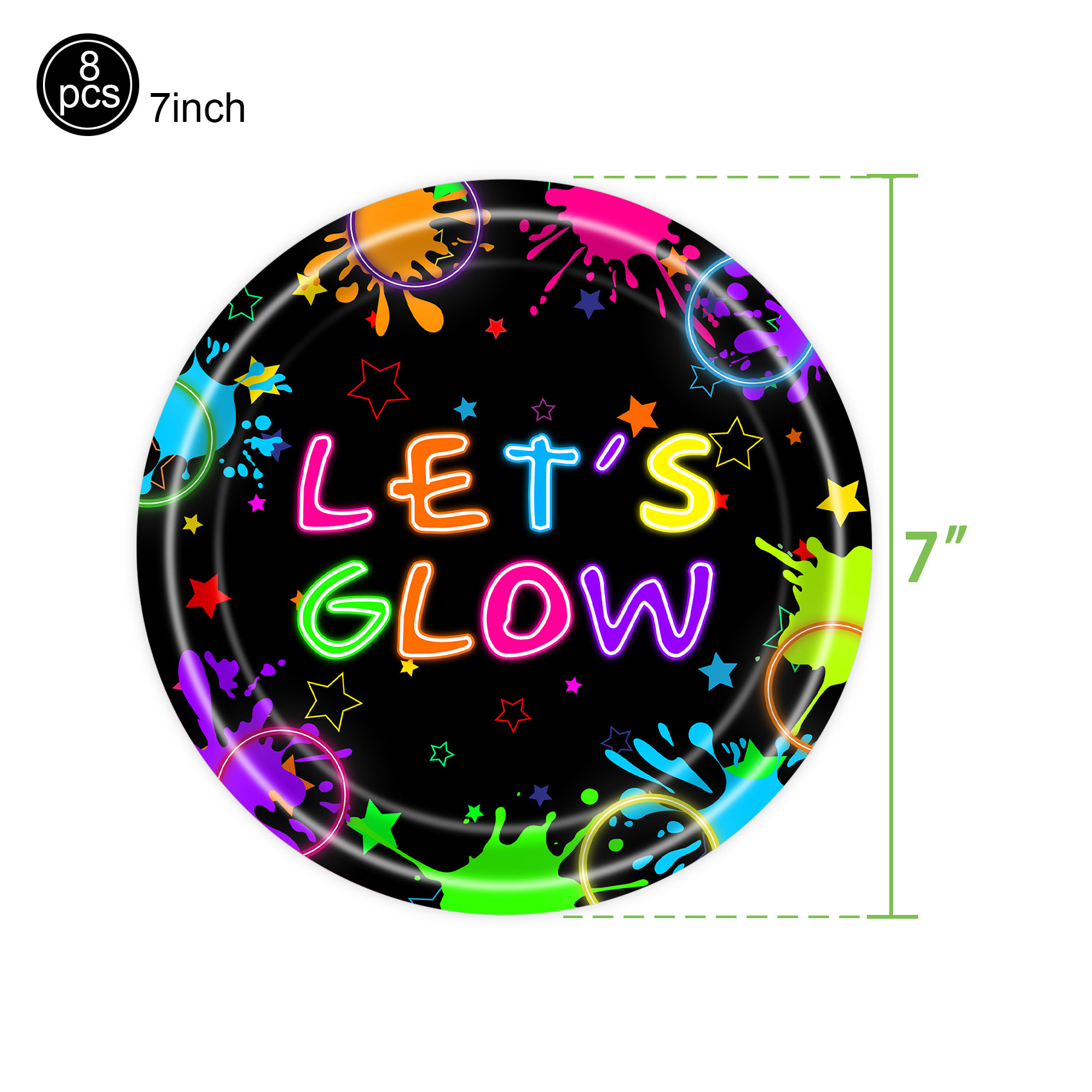 Neon Party Supplies Let Glow P - مراجعة Let'S Party Event Supply وسعره