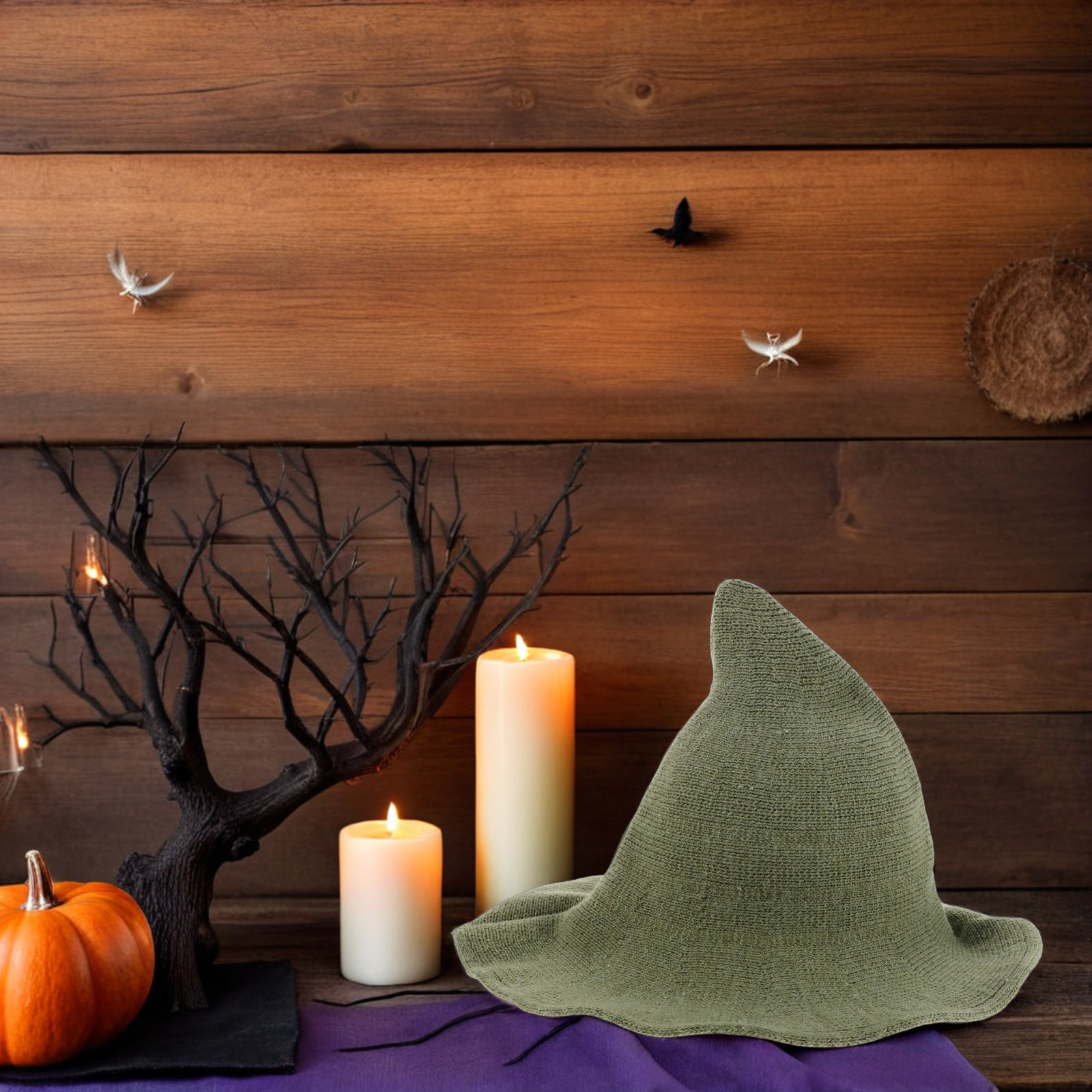 Halloween Witch Hat Wool Blend - مراجعة Party Hat Cone وسعره