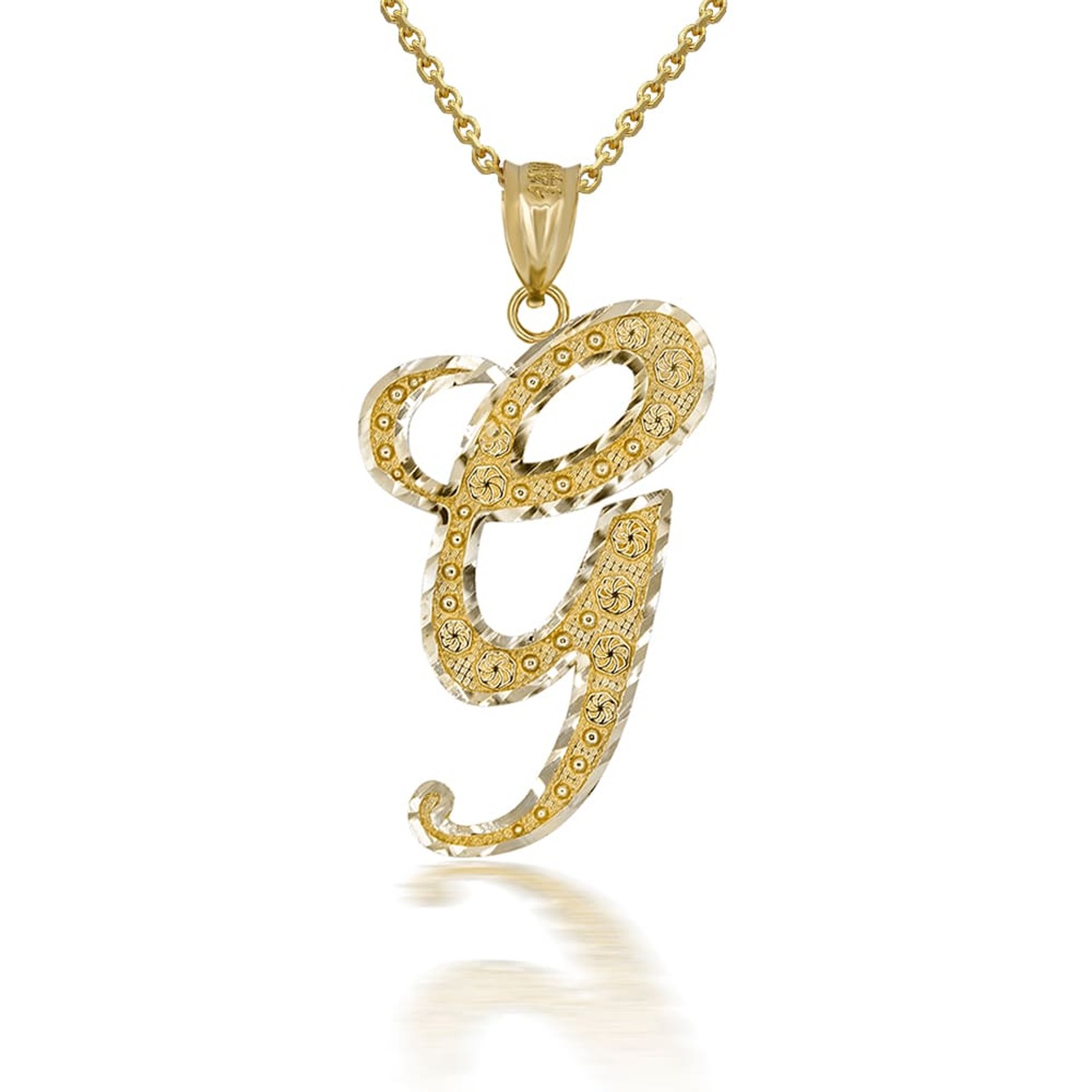 Gold Cursive Initial Letter “A - مراجعة Event Z وسعره