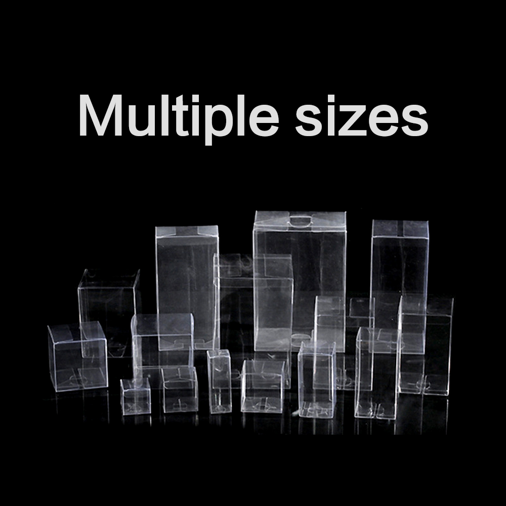 50pcs Clear PVC Plastic Box We - مراجعة Event Party Box وسعره