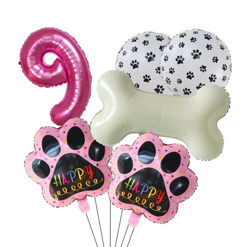 Gold WOOF Balloons, Dog Birthd - مراجعة Let'S Party Event Supply وسعره
