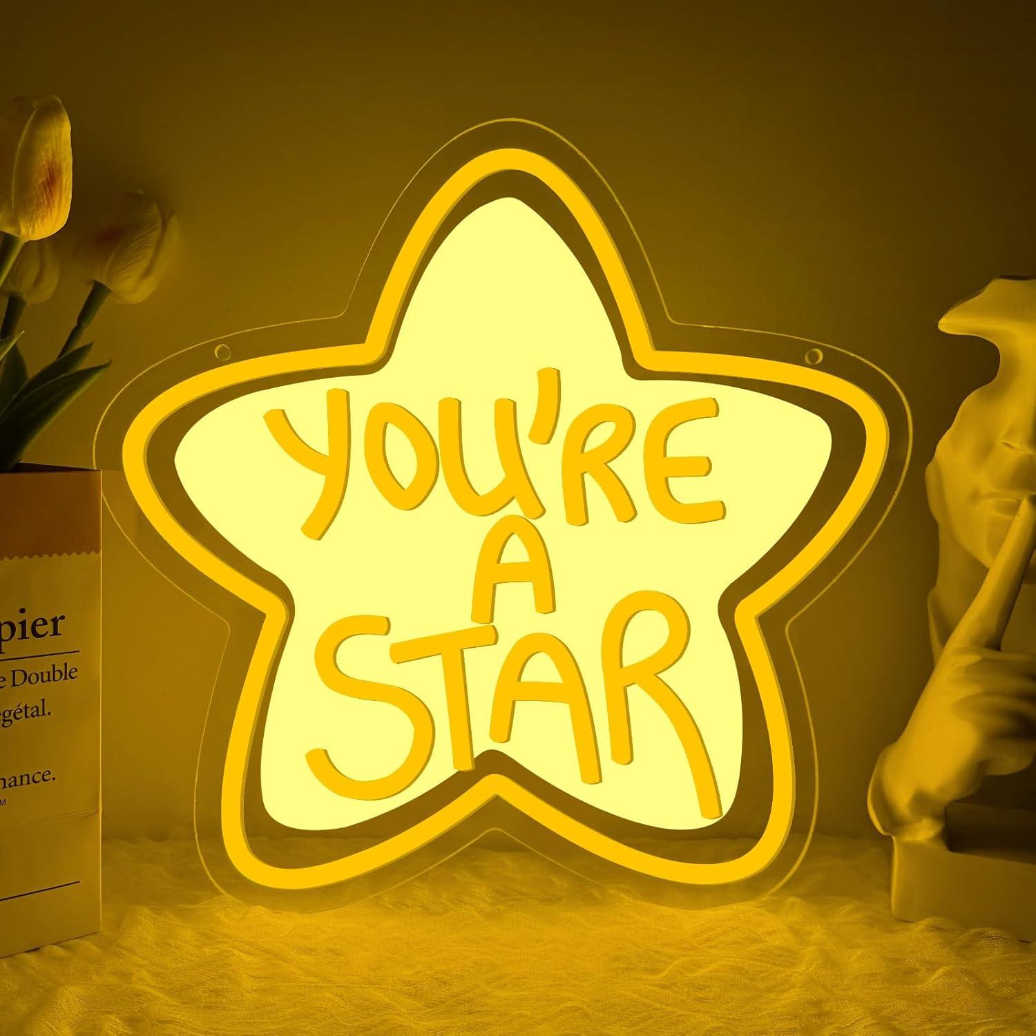 You're A Star Neon Sign USB Di - مراجعة Neon Sign Party وسعره