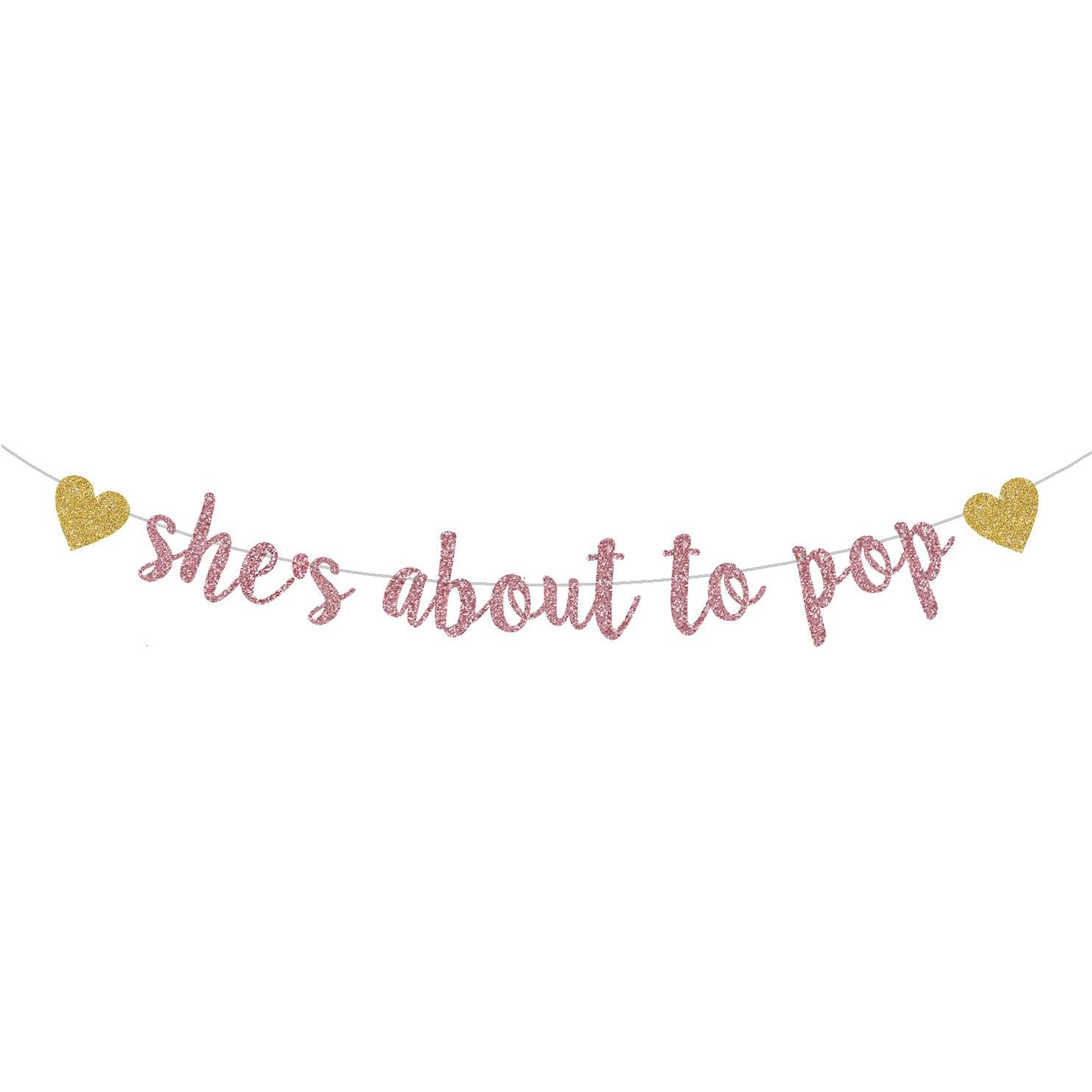 She's About to Pop Banner,Rose - مراجعة Party Banner Gold وسعره