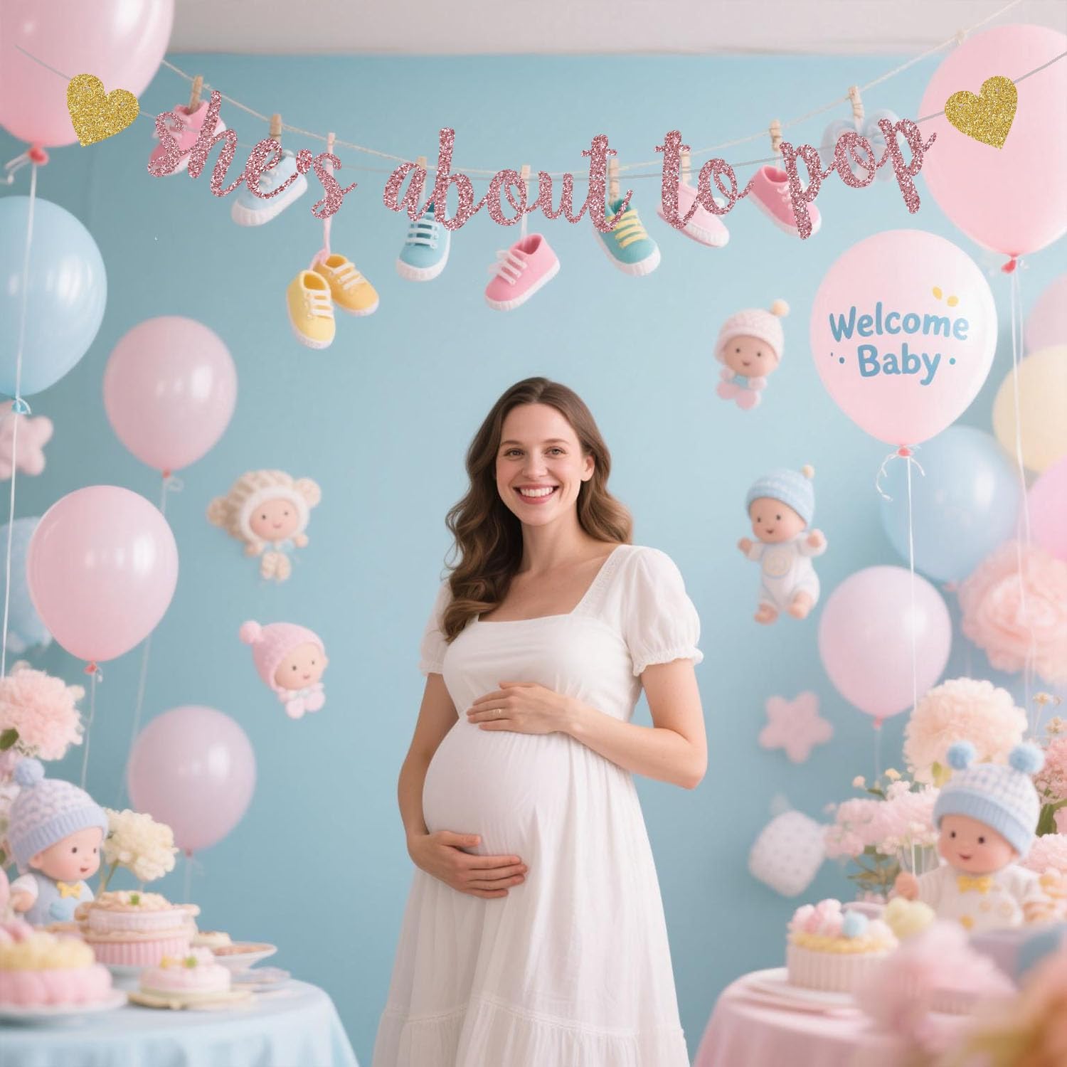 She's About to Pop Banner,Rose - مراجعة Party Banner Gold وسعره