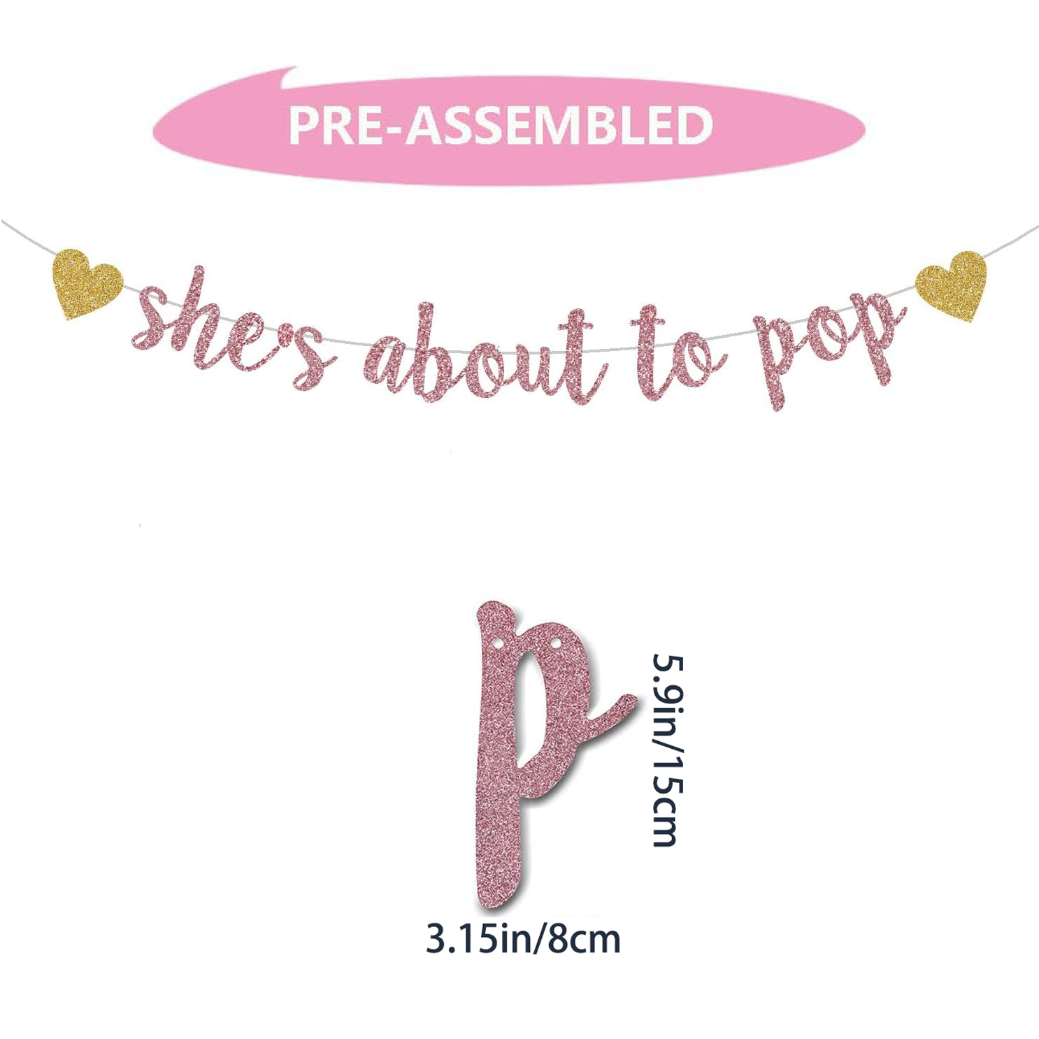 She's About to Pop Banner,Rose - مراجعة Party Banner Gold وسعره
