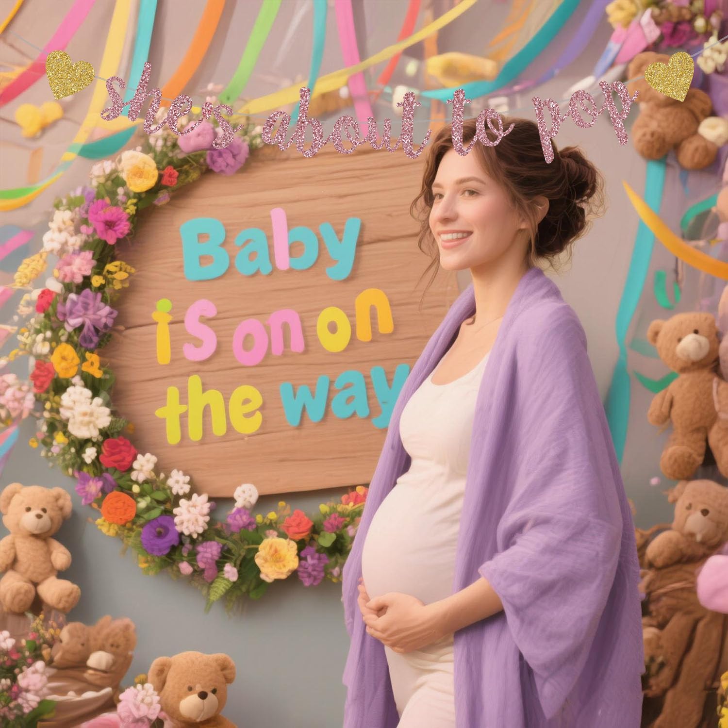 She's About to Pop Banner,Rose - مراجعة Party Banner Gold وسعره