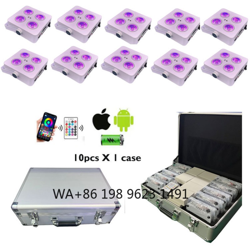 4X18W Flat Mini LED Par Light  - مراجعة Event Party Dj وسعره