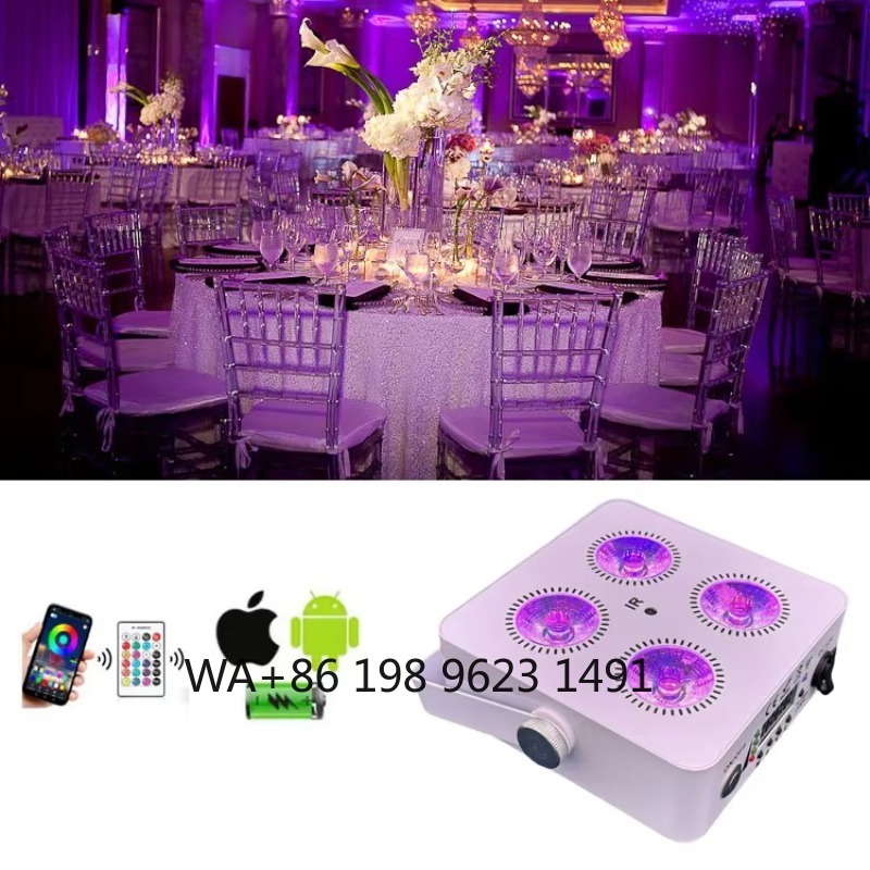 4X18W Flat Mini LED Par Light  - مراجعة Event Party Dj وسعره