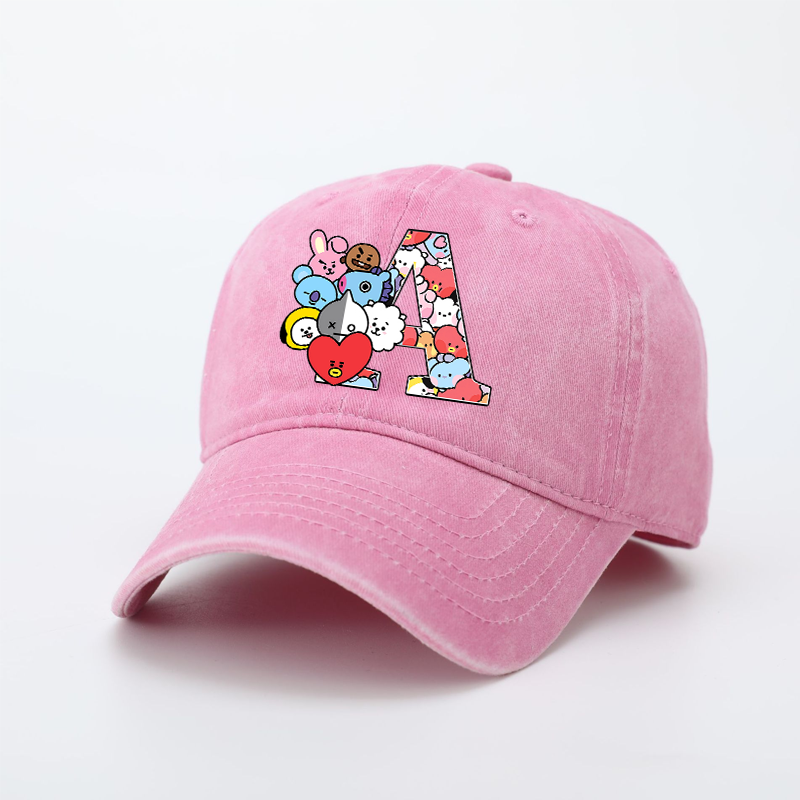 BT21 Cap Wash Distressed Hat C - مراجعة Event Z وسعره