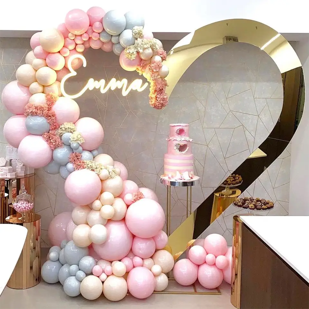 Hot Sale Gold Trim Flower Acry - مراجعة Party Event Supplier وسعره