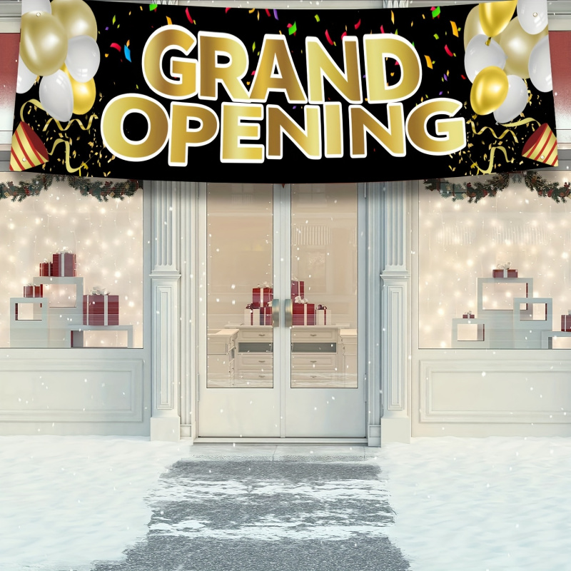 VIKAMA Grand Opening Banner, N - مراجعة Party Event Supply Store وسعره
