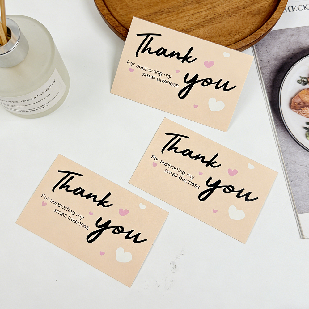 50/100pcs Thank You Cards, for - مراجعة Party Event Supply Store وسعره