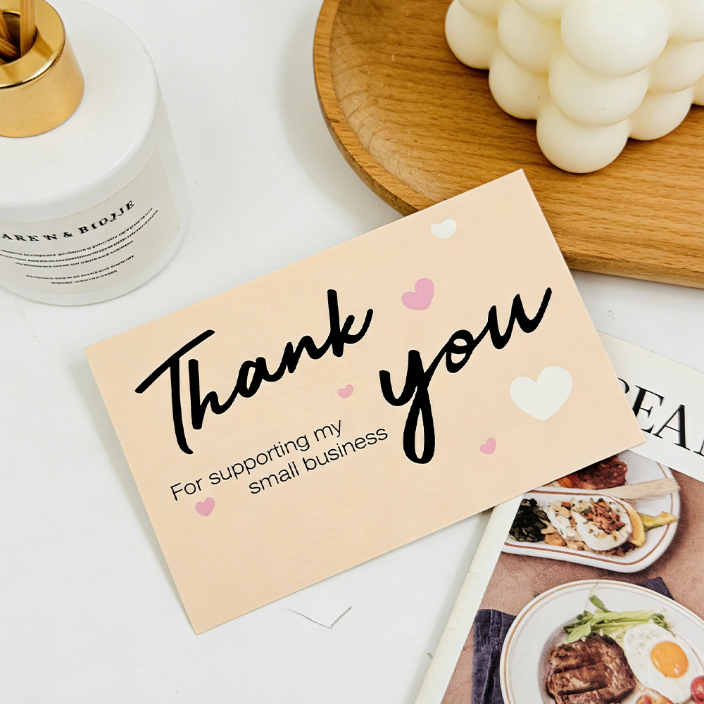 50/100pcs Thank You Cards, for - مراجعة Party Event Supply Store وسعره