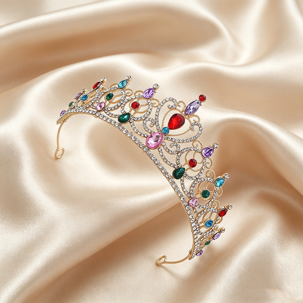 Luxury Vintage Gold Tiara Crow - مراجعة Event & Party Supply وسعره